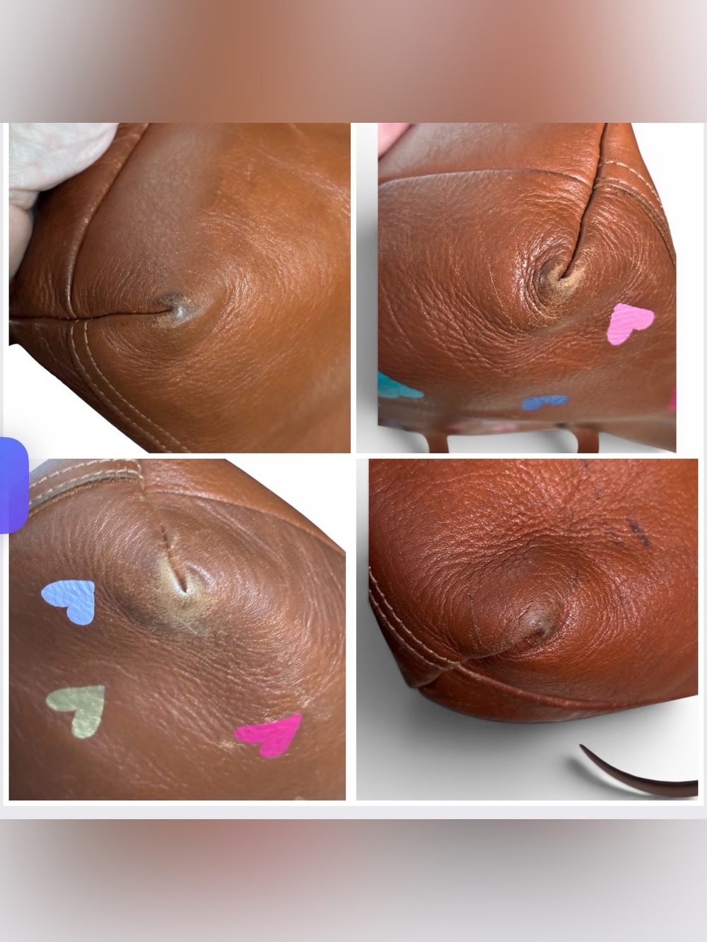 Madewell Leather Tote with Hearts - Picture 14 of 14